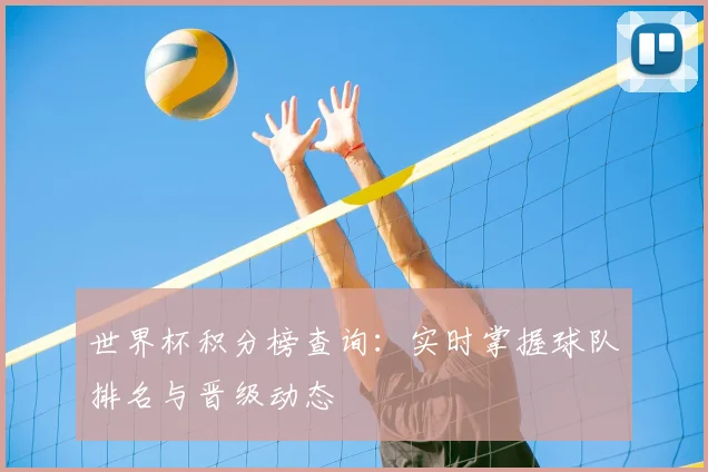 世界杯积分榜查询：实时掌握球队排名与晋级动态